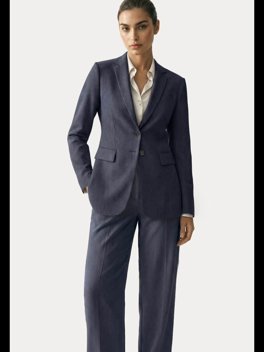 The jacket — suit by TailorMe Woman