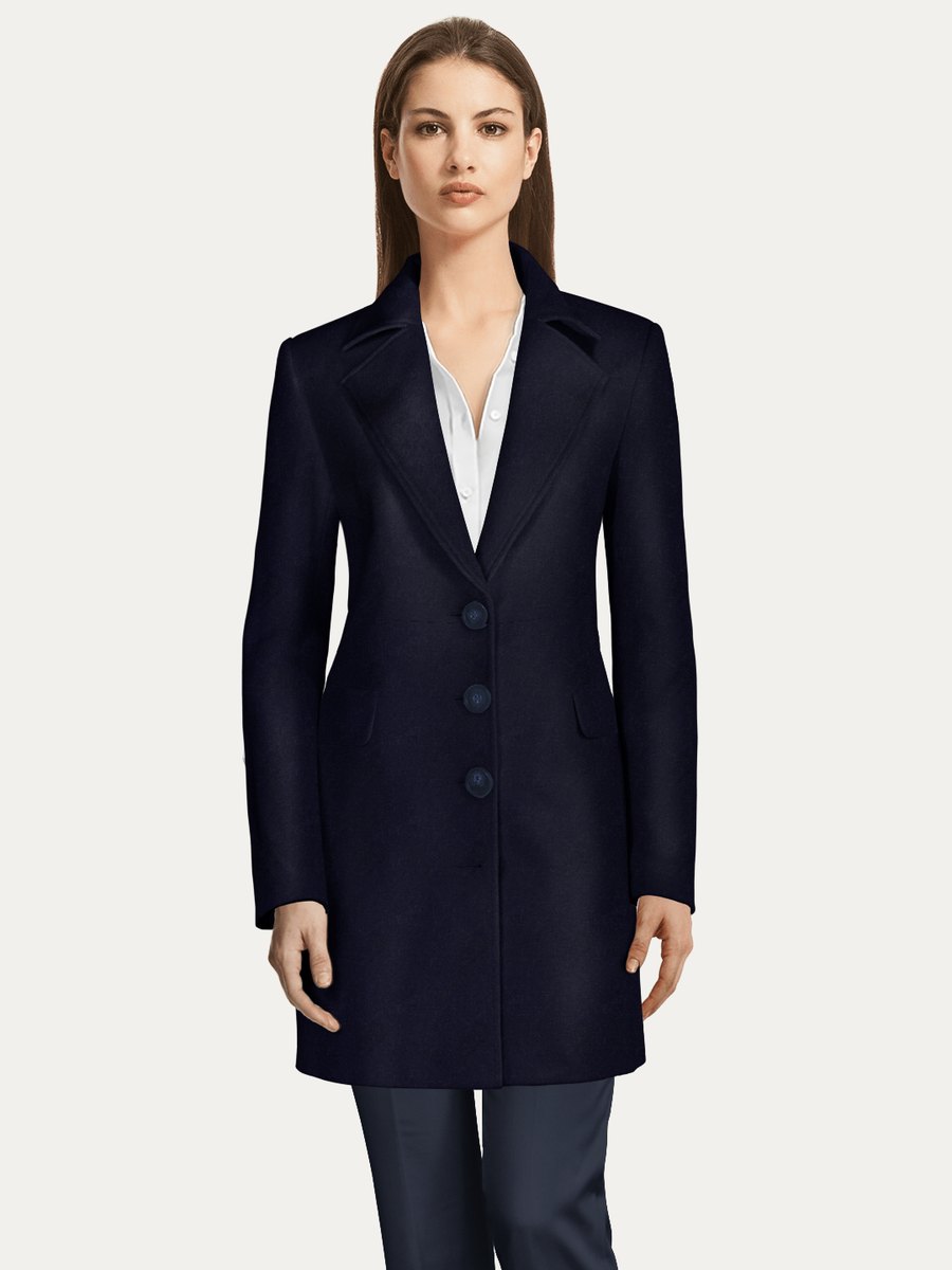 Single-breasted — wool coat by TailorMe Woman