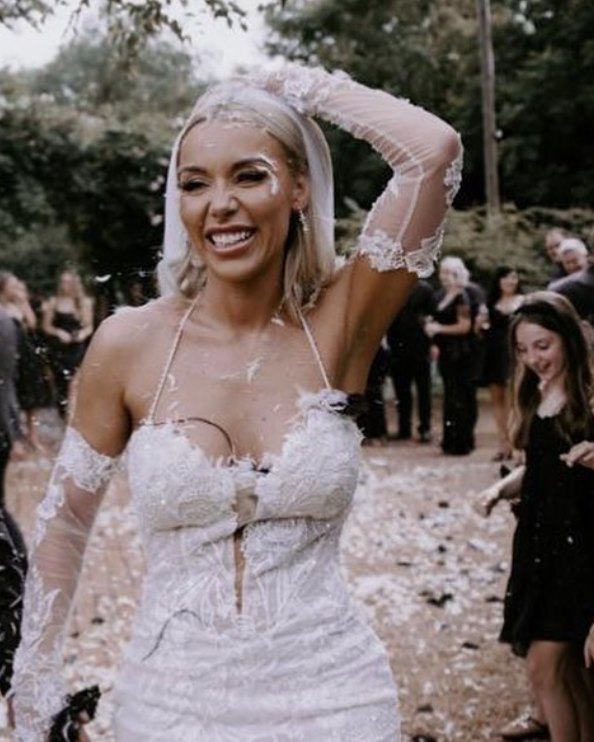 Lace mermaid gown